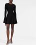 Saint Laurent Flared mini-jurk Zwart - Thumbnail 2