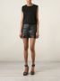 Saint Laurent flared shorts Zwart - Thumbnail 2