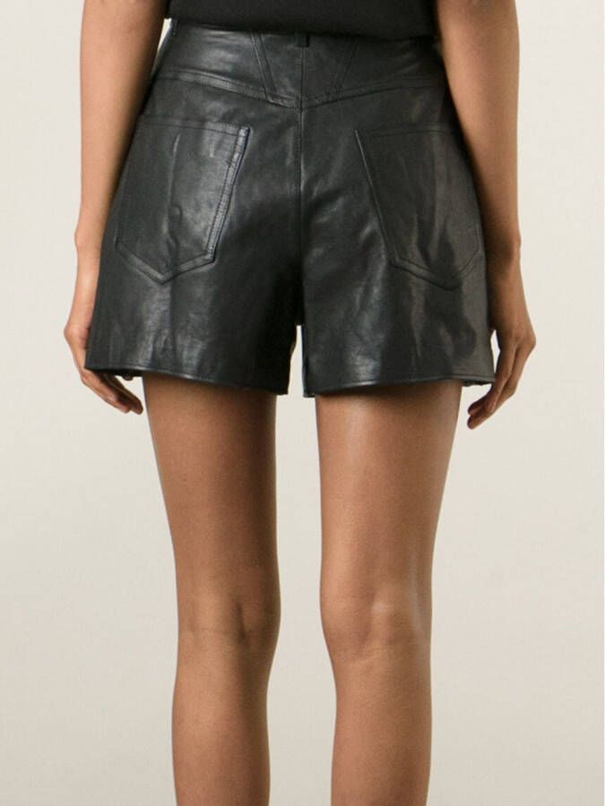Saint Laurent flared shorts Zwart