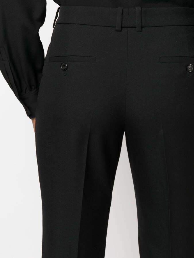 Saint Laurent Wollen pantalon Zwart