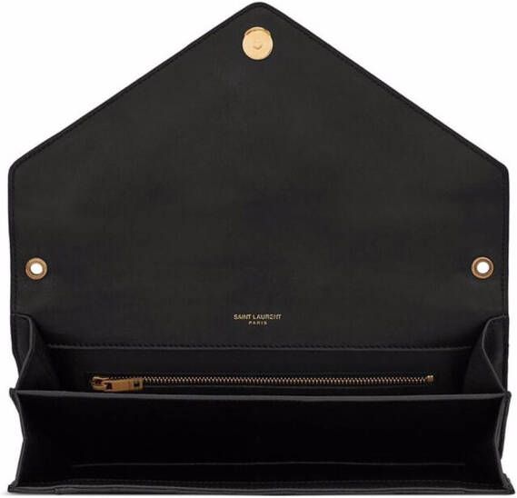 Saint Laurent Gaby envelop tas Zwart
