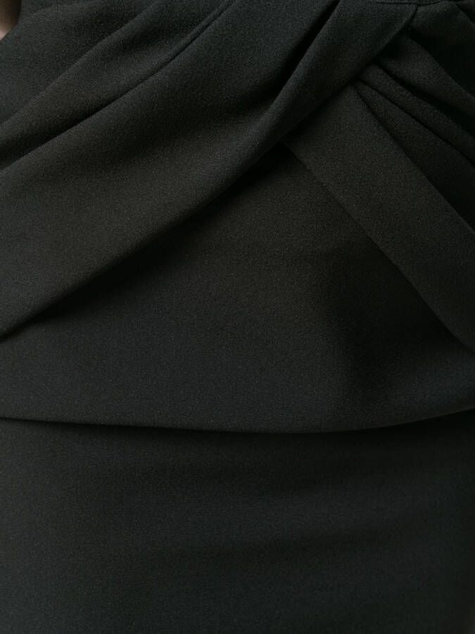 Saint Laurent Gedrapeerde rok Zwart