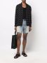 Saint Laurent Gerafelde shorts Blauw - Thumbnail 2