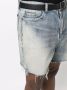 Saint Laurent Gerafelde shorts Blauw - Thumbnail 5