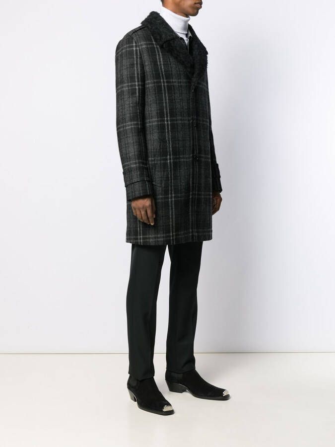 Saint Laurent Geruite blazer Zwart