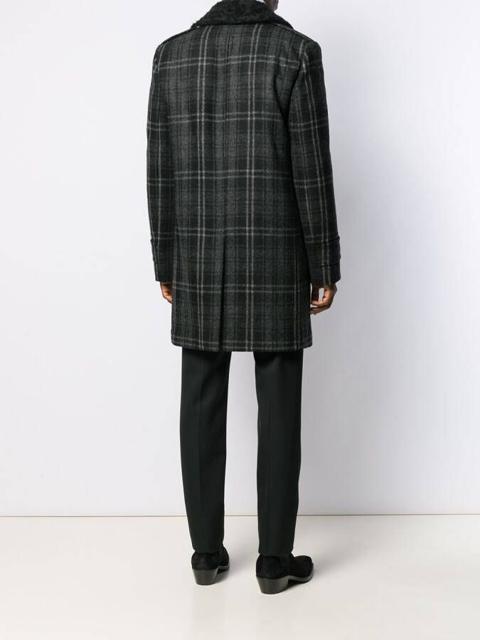 Saint Laurent Geruite blazer Zwart