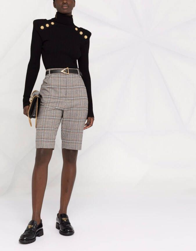 Saint Laurent Geruite shorts Beige