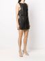 Saint Laurent Gestreepte mini-jurk Zwart - Thumbnail 3
