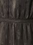Saint Laurent Gestreepte mini-jurk Zwart - Thumbnail 5
