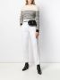 Saint Laurent Gestreepte trui Wit - Thumbnail 2