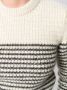 Saint Laurent Gestreepte trui Wit - Thumbnail 5