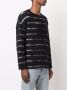 Saint Laurent Gestreepte trui Zwart - Thumbnail 3