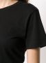 Saint Laurent Getailleerd T-shirt Zwart - Thumbnail 5