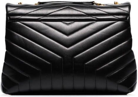 Saint Laurent Loulou gewatteerde schoudertas Zwart