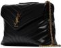 Saint Laurent Loulou gewatteerde schoudertas Zwart - Thumbnail 4