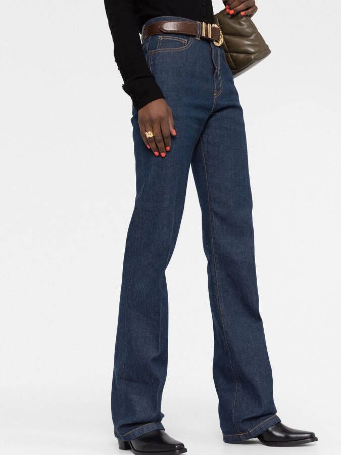 Saint Laurent High waist jeans Blauw