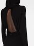 Saint Laurent Maxi-jurk met capuchon Zwart - Thumbnail 3