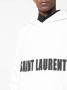 Saint Laurent Hoodie met logoprint Wit - Thumbnail 5