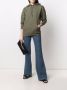Saint Laurent Hoodie verfraaid met ringlets Groen - Thumbnail 2
