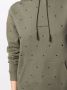 Saint Laurent Hoodie verfraaid met ringlets Groen - Thumbnail 5