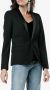 Saint Laurent Iconische Le Smoking Cropped Blazer Zwart - Thumbnail 3
