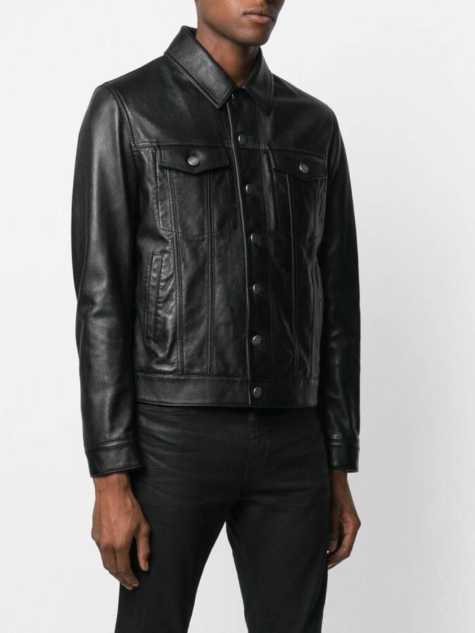 Saint Laurent Jas met borstzakken Zwart