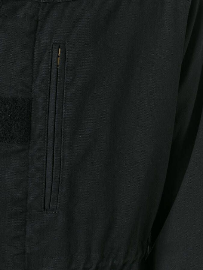 Saint Laurent jasje met pocketoverhemd Zwart