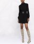Saint Laurent Zijden mini-jurk Zwart - Thumbnail 2