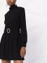 Saint Laurent Zijden mini-jurk Zwart - Thumbnail 3