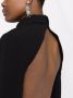 Saint Laurent Zijden mini-jurk Zwart - Thumbnail 5