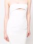Saint Laurent Zijden midi-jurk Wit - Thumbnail 5