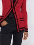 Saint Laurent Kabelgebreid vest Rood - Thumbnail 3
