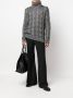 Saint Laurent Kabelgebreide coltrui Grijs - Thumbnail 2