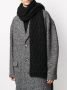 Saint Laurent Kabelgebreide sjaal Zwart - Thumbnail 2