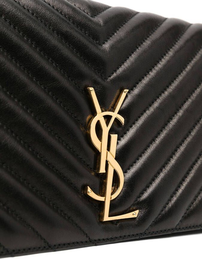 Saint Laurent Kate 99 gewatteerde schoudertas Zwart