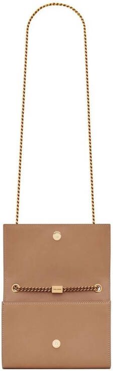 Saint Laurent Kate kleine schoudertas Bruin