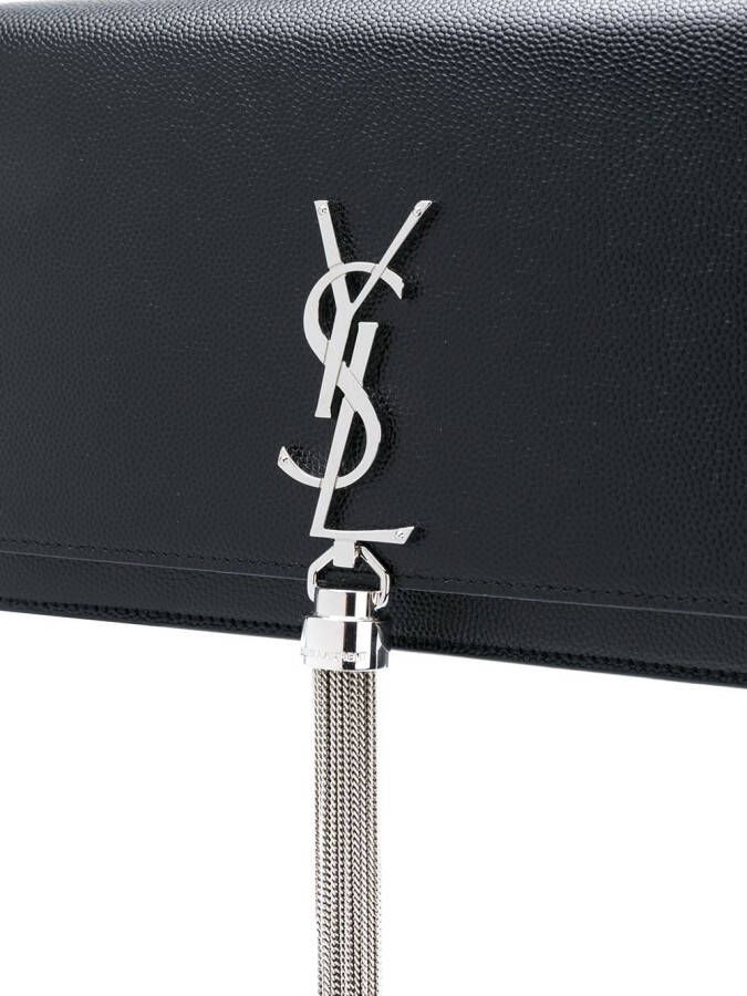 Saint Laurent Kate tassel chain bag Zwart