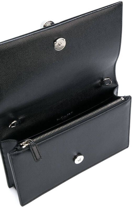 Saint Laurent Kate tassel chain bag Zwart