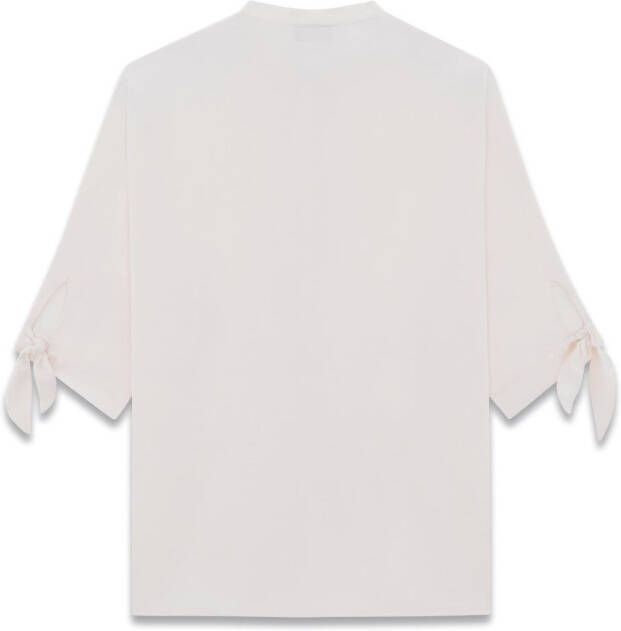 Saint Laurent Katoenen overhemd Wit