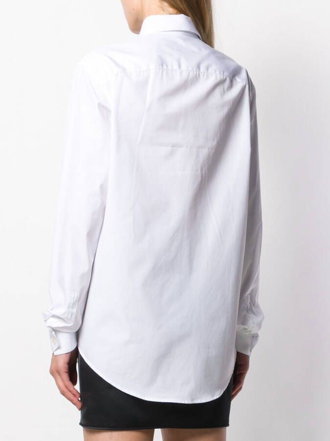 Saint Laurent Klassiek blouse Wit