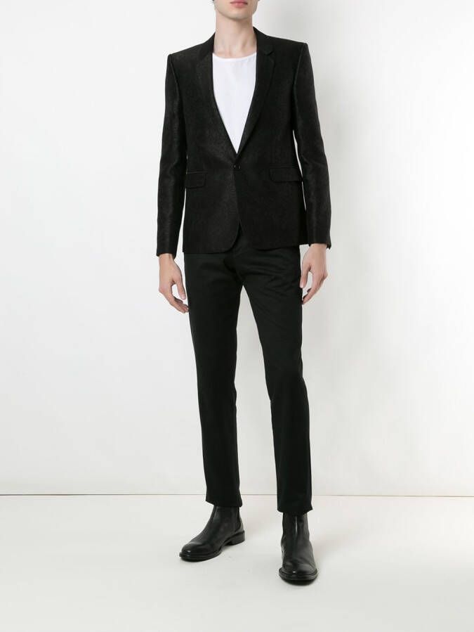 Saint Laurent Klassiek colbert Zwart