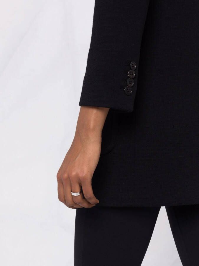Saint Laurent Kraagloos jack Zwart