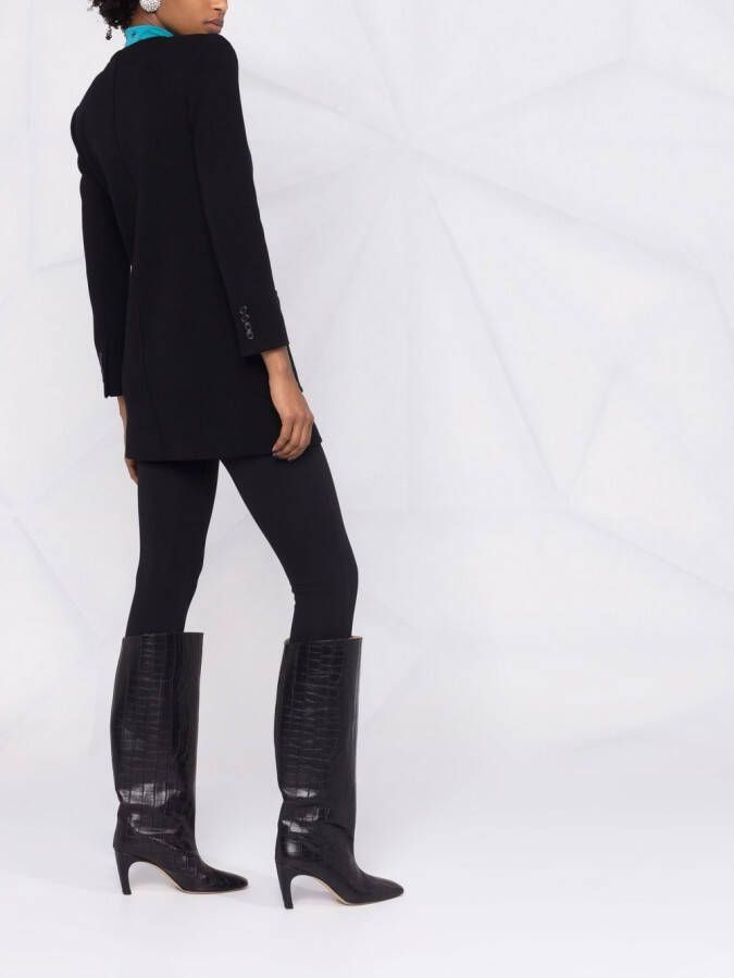 Saint Laurent Kraagloos jack Zwart