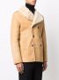 Saint Laurent Lammy coat Beige - Thumbnail 3