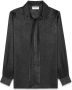 Saint Laurent Zijden blouse Zwart - Thumbnail 2