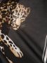 Saint Laurent leopard-print frayed scarf Zwart - Thumbnail 3