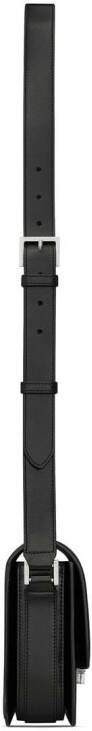 Saint Laurent Leren messengertas Zwart