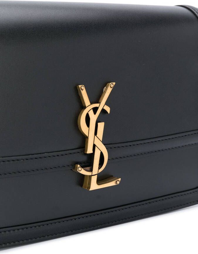 Saint Laurent Leren schoudertas Zwart