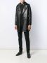 Saint Laurent Leren trenchcoat Zwart - Thumbnail 2