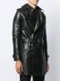 Saint Laurent Leren trenchcoat Zwart - Thumbnail 3